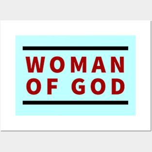 Woman Of God | Christian Typography Posters and Art